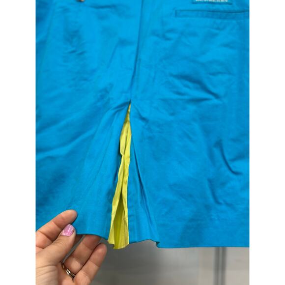 Burberry Golf RARE Turquoise Blue Cotton Mini Sports Skort - US Size 6 - Picture 6 of 12